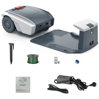 Intelligent Lawn Mower DIY All Automatic Remote Control Robotic Lawnmower Self-Propelled 24V Cordless Robot For Grass Cutting