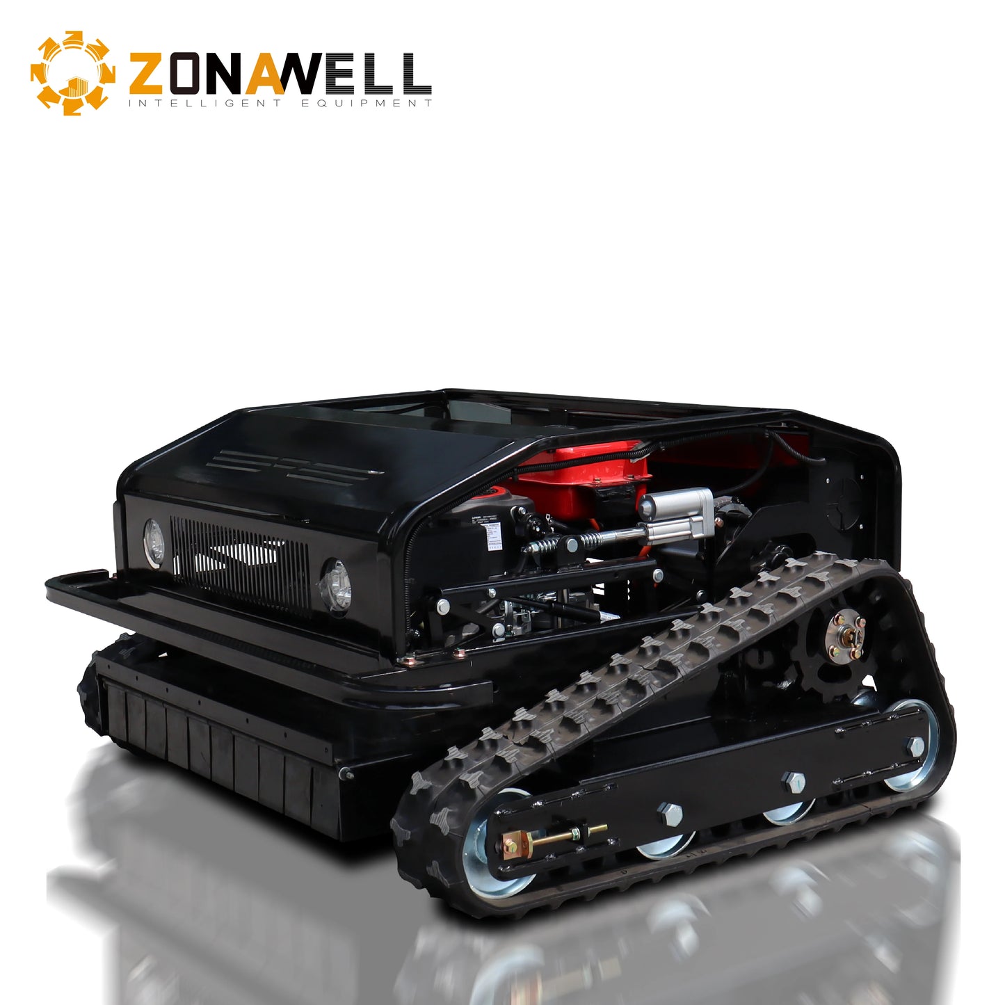 Self-charging RC Lawn Mower with Snow Plow Antistall 3800㎡/h 800MM 5KM/H Support Customization Support OEM