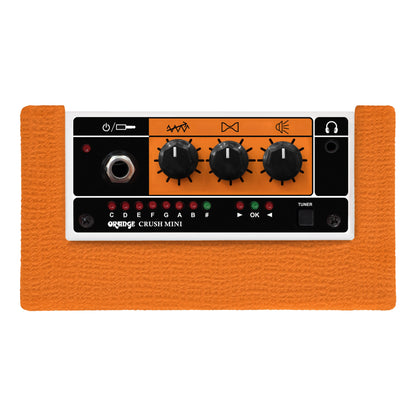 Orange Crush Mini Portable Guitar Amplifier Combo 3 Watts Gain/Tone Adjustable Headphone Output Speaker Output Crush MINI-Orange