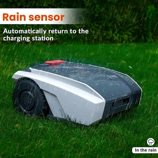 Intelligent Lawn Mower DIY All Automatic Remote Control Robotic Lawnmower Self-Propelled 24V Cordless Robot For Grass Cutting