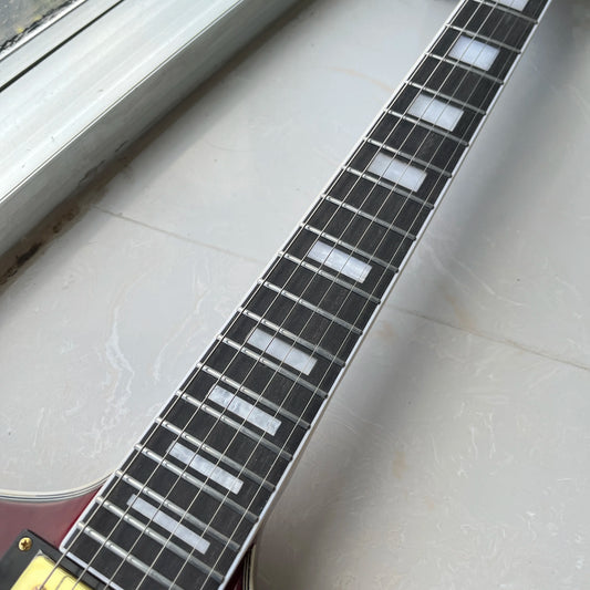 Firebird Electric Guitar Mahogany Body Rosewood Fretboard Transparent Red Color Electric Guitar-Themed Burgundy