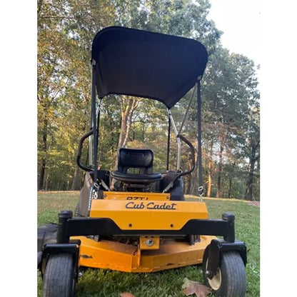 Sun Pro Series Lab Certified 50+ UPF Quick Release Sun Shade Canopy in Black for Zero Turn Lawn Mower - Fits Kubota, Bad Boy