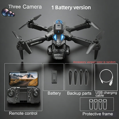 New Model Drone, Equipped with Three Cameras, High-definition Video Recording, Optical Flow Positioning, FPV, One-click Take-off And Landing, Optical Flow Positioning, Electrically Controlled Camera, Headless Mode, Three Flight Speed Settings