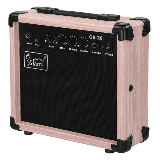 20W GB-20 Electric Bass Guitar Amplifier Natural Color