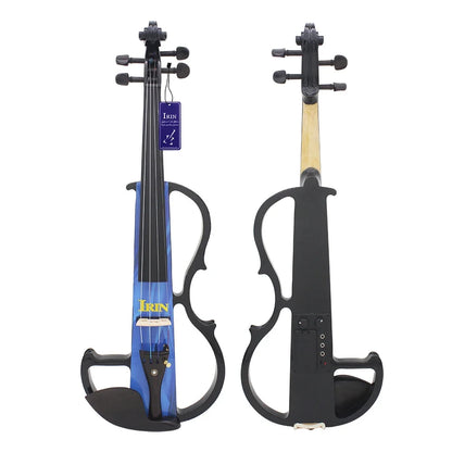 IRIN 4/4 Electric Violin Maple Body Electric Silent Violin With Bow Case Headphone Cable Shoulder Rest Parts & Accessories Electric Violin Set1