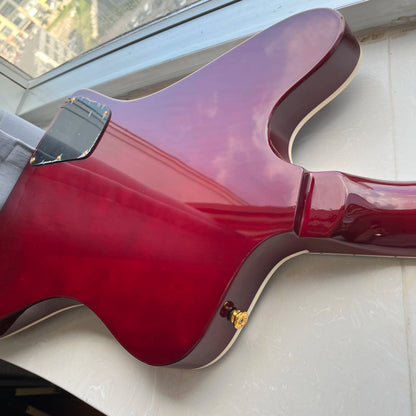 Firebird Electric Guitar Mahogany Body Rosewood Fretboard Transparent Red Color Electric Guitar-Themed Burgundy