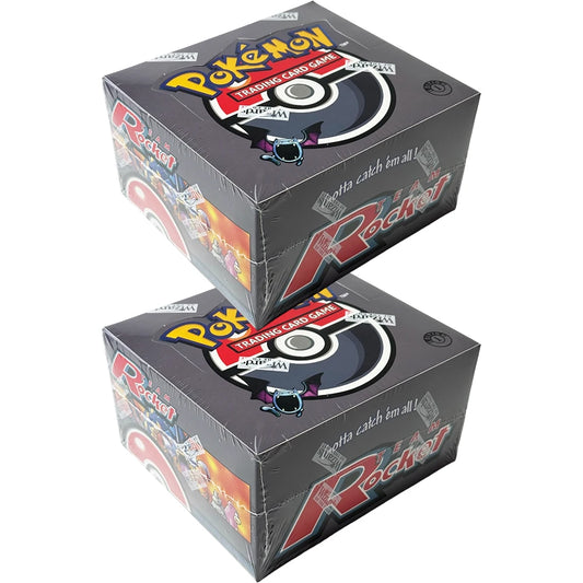 Team Rocket 1st Edition Booster Box pokemon Cards Proxy Collection Board Games PTCG Giovanni Meowth Jessie Lt. Random Cards Set