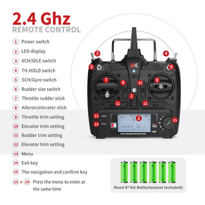 WLtoys K110S RC Helicopters for Adults,3D/6G Mode, 6 Channel Mini Remote control Helicopter,Brushless Motor, with 3 Batteries Red