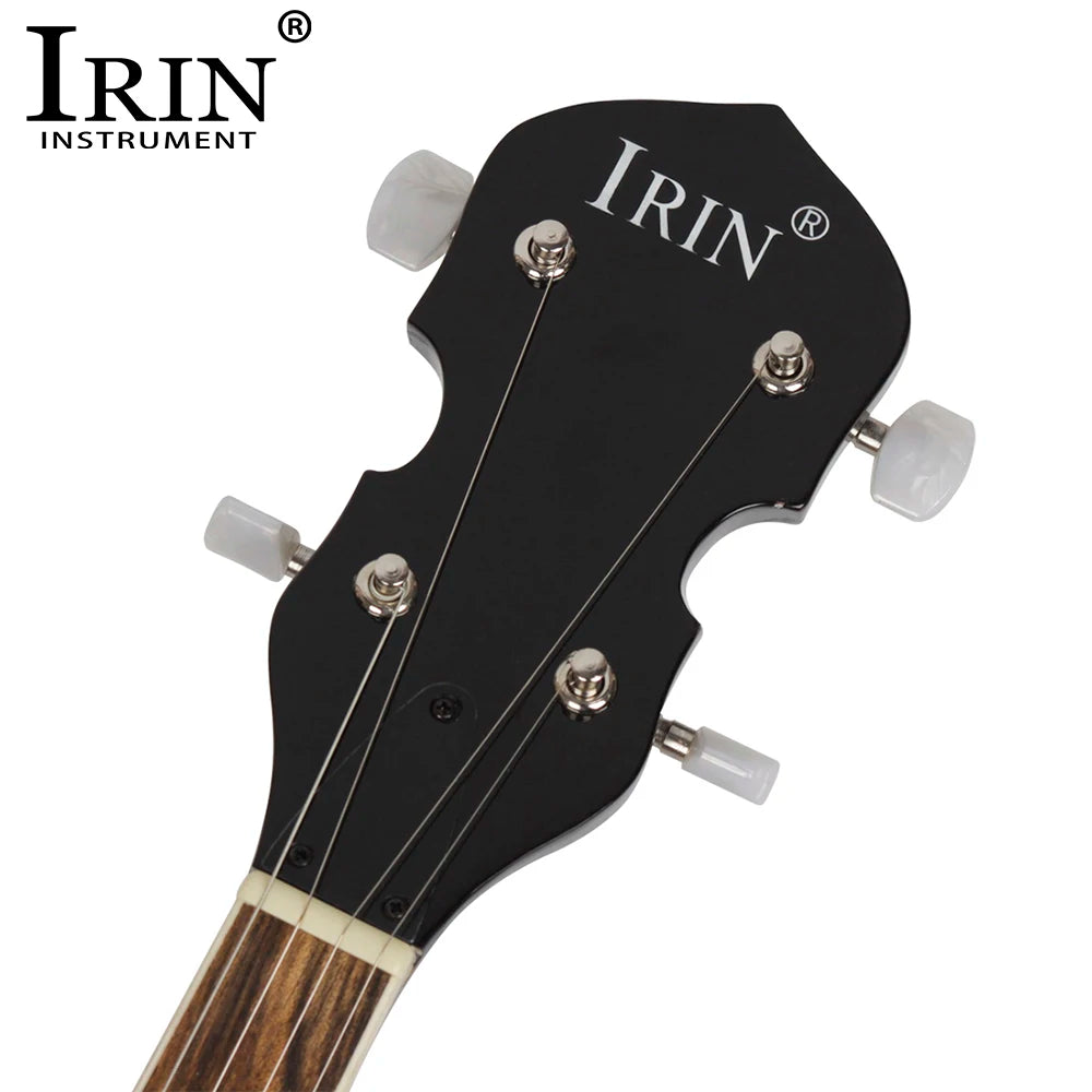 IRIN 5 Strings Banjo with Handbag High Quality Stringed Instrument with Banjo Accessories Traditional Guitar Adult Musical Gifts