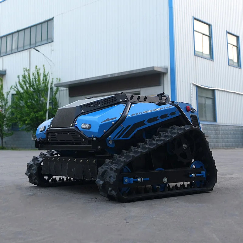 Efficient GPS Electric Lawn Mower Robot with Auto Docking for Turf Farm Operations GPS Electric Lawn Mower Robot