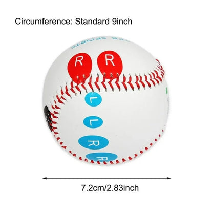 New Pitch Training Baseball with Finger Placement Markers Standard Baseball Pitching Trainer Kit Training Aid for Pitching Pract