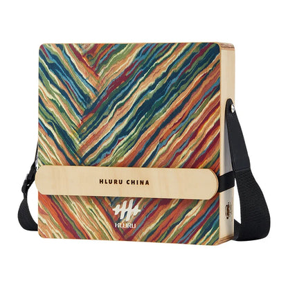 Hluru Cajon Drum For Trave Wooden Box Drum Music Drum Kahong Drum Instrument Travel Drum Professional Percussion Instrument Painting