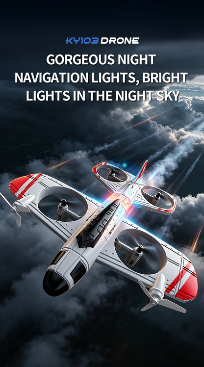 New Professional RC Aircraft Outdoor Sports Flying Glider Airplane 2.4G Radio Remote Control Helicopter Model Toys For Kids Gift RC Black-1B