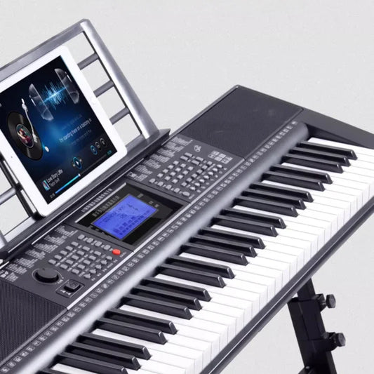Intelligent Electronic Keyboard Professional 61 Key Multifunctional Midi Keyboard Music Synthesizer Adult Music Instruments Basic Edition