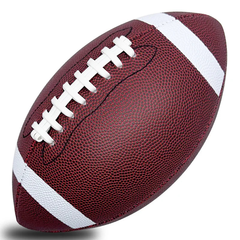 American Soccer Ball Rubber Sewing Football Ball Standard Sports Training Rugby Balls For Adult