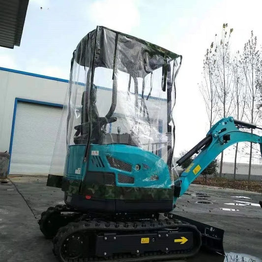 Mini Excavator Car Cover Warm Awning Pvc Windproof For Kubota U20 U30