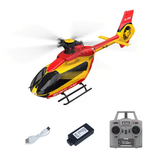 RC ERA 6CH Radio Controlled Helicopter 1/30 C190 Dual Brushless Motors RTF Model Aircraft H145 Aileronless Ducted Tail Rotor