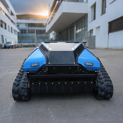 Efficient GPS Electric Lawn Mower Robot with Auto Docking for Turf Farm Operations GPS Electric Lawn Mower Robot