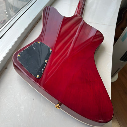 Firebird Electric Guitar Mahogany Body Rosewood Fretboard Transparent Red Color Electric Guitar-Themed Burgundy