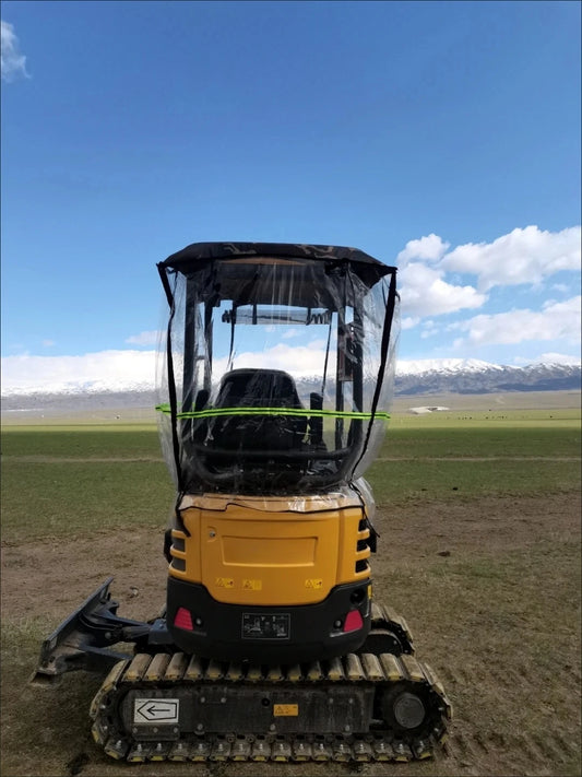 Mini Excavator Car Cover Warm Awning Pvc Windproof For Kubota U20 U30