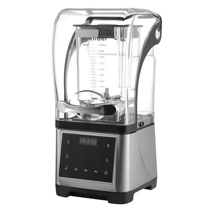 1800ml Heavy-Duty Soundproof Food Mixer with Touch Screen Juice Ice Blender Mixer Juicer 2200W Power Food Processor Ice Smoothie
