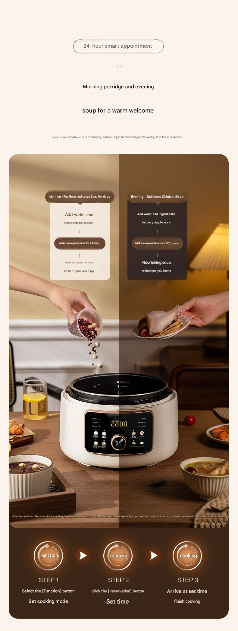 4L220V Electric Kitchen Appliance Pots Cooking Pressure Cooker Multifunctional Household Intelligent Multicooker-cooker Multi