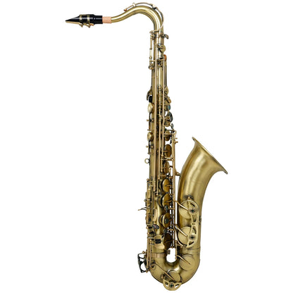 M MBAT Tenor Sax in Bb Professional Brass Saxophone Instrument in Bb Professional Concert Woodwind Instrument For Music Lovers Cyan Antique