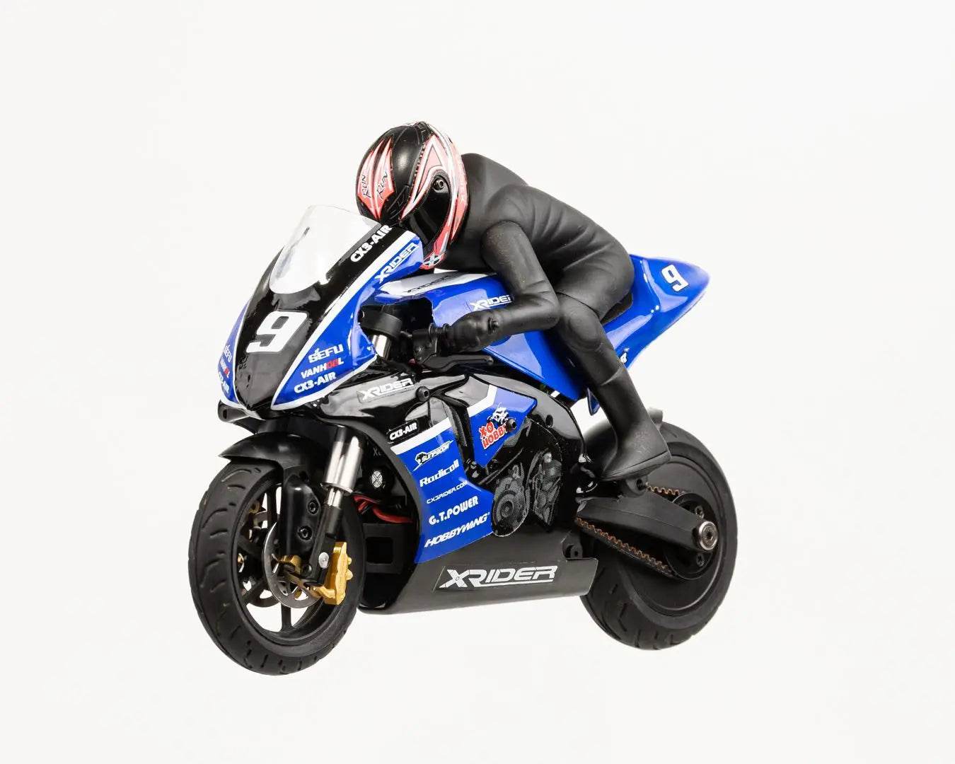 New Hot X-Rider 1/10 Scale Remote Control Gp Motorcycle Cx3-Evo Brushless Gyro High-Speed Violent Model Toy Rc Motorcycle