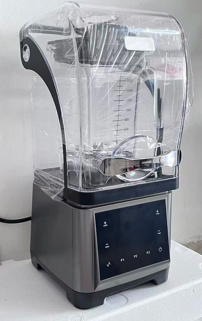 1800ml Heavy-Duty Soundproof Food Mixer with Touch Screen Juice Ice Blender Mixer Juicer 2200W Power Food Processor Ice Smoothie