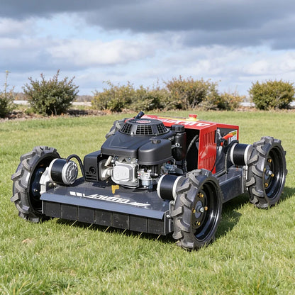Customized all terrain four-wheel weed lawnmower remote control orchard lawn cleaning machine