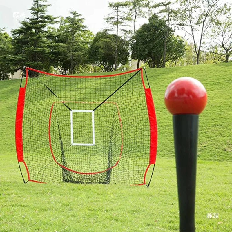 450g Red Baseball Softball Warm-up Throwing Ball Batting Training Iron Sand Ball Pitcher's Throwing Practice 1pcs