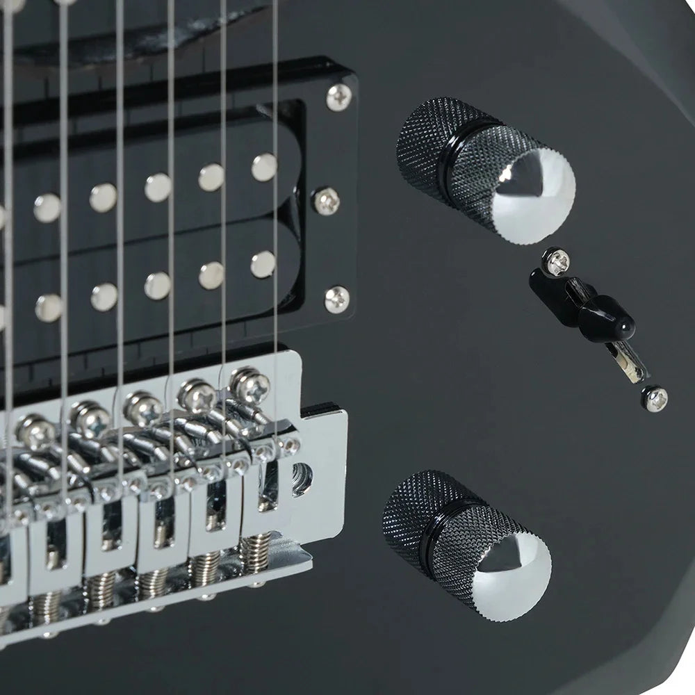 IRIN 6 Strings Electric Guitar 24 Frets Maple Body Electric Guitarra Set with Bag Amp Tuner Strap Picks Guitar Accessories Red Guitar 39 inches