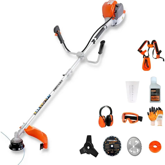 Best Selling 40cc 4-Cycle Gas Powered Brush Cutter Heavy Duty Weed Eater Dual Line String Trimmer Grass Trimmer Weed