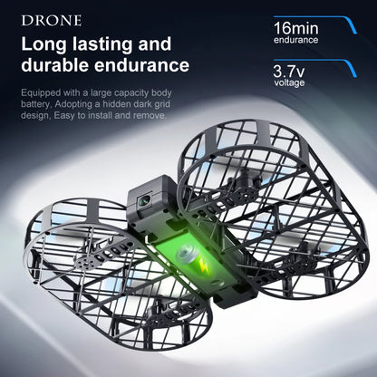 New 8K MINI RC Drone WIFI FPV Hover Camera Pocket Remote Control Helicopter WIFI FPV Foldable Quadcopter Toys Gift for Kids Boy