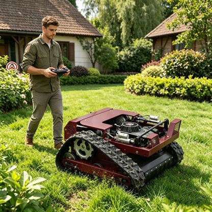 All Terrain Customized Lawn Mower Wide Cutting Range Long Remote Control Distance Flexible Use for Different Terrains CE EPA