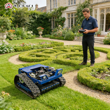 All Terrain Customized Lawn Mower Wide Cutting Range Long Remote Control Distance Flexible Use for Different Terrains CE EPA