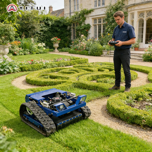 All Terrain Customized Lawn Mower Wide Cutting Range Long Remote Control Distance Flexible Use for Different Terrains CE EPA