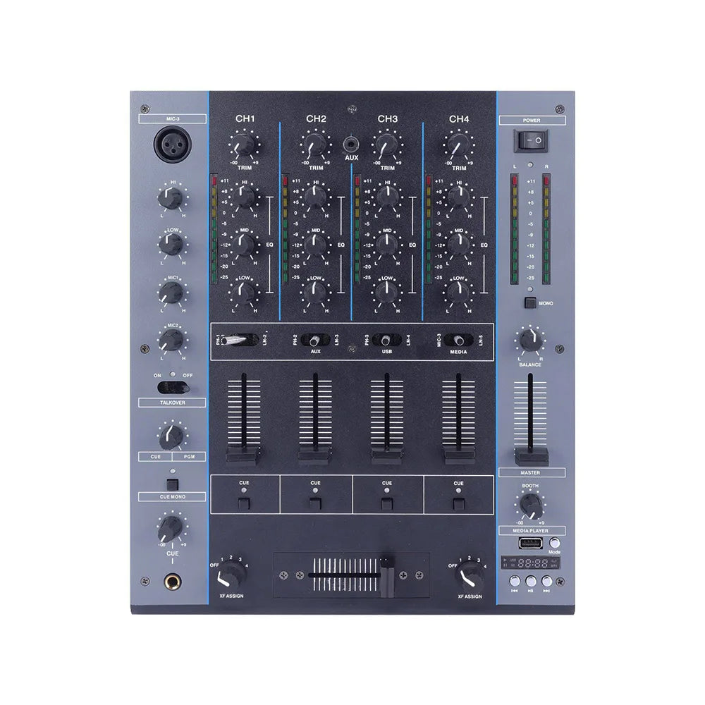 Professional Mini DJ Controller for Club Disco Home Audio Power Mixer Console Mini Speaker Use
