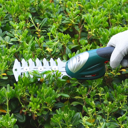 POSENPRO Cordless 7.2V Hedge & Grass Trimmer Shear Shrubber Handheld Trimmer,2 IN 1 Garden Tools Outdoor Power Tools UL Plug