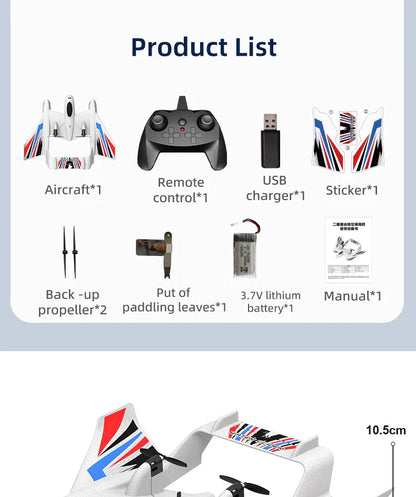 Amphibious Waterproof Gyro Stabilized RC Plane Boat EPP Foam Water Land Flying Airplane Fixed Wing Aircraft Toys Gift