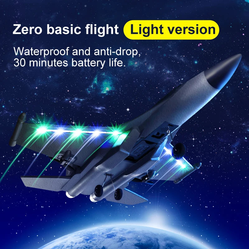 G1 Drone Glider Beginner Profesional 3 Channel RC Aircraft Remote Control Hand Throwing Plane Foam Electric Outdoor Airplane Grey