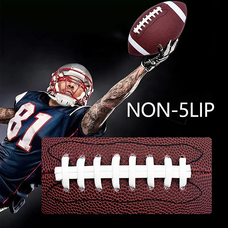 American Soccer Ball Rubber Sewing Football Ball Standard Sports Training Rugby Balls For Adult