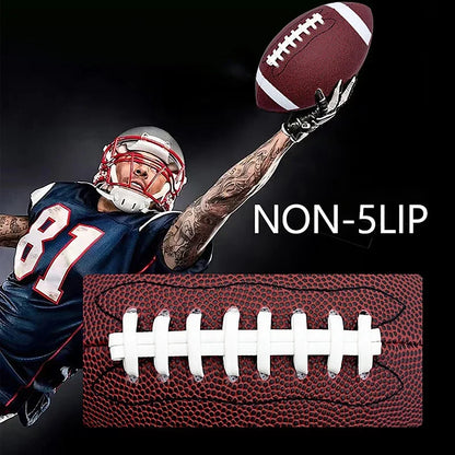 American Soccer Ball Rubber Sewing Football Ball Standard Sports Training Rugby Balls For Adult
