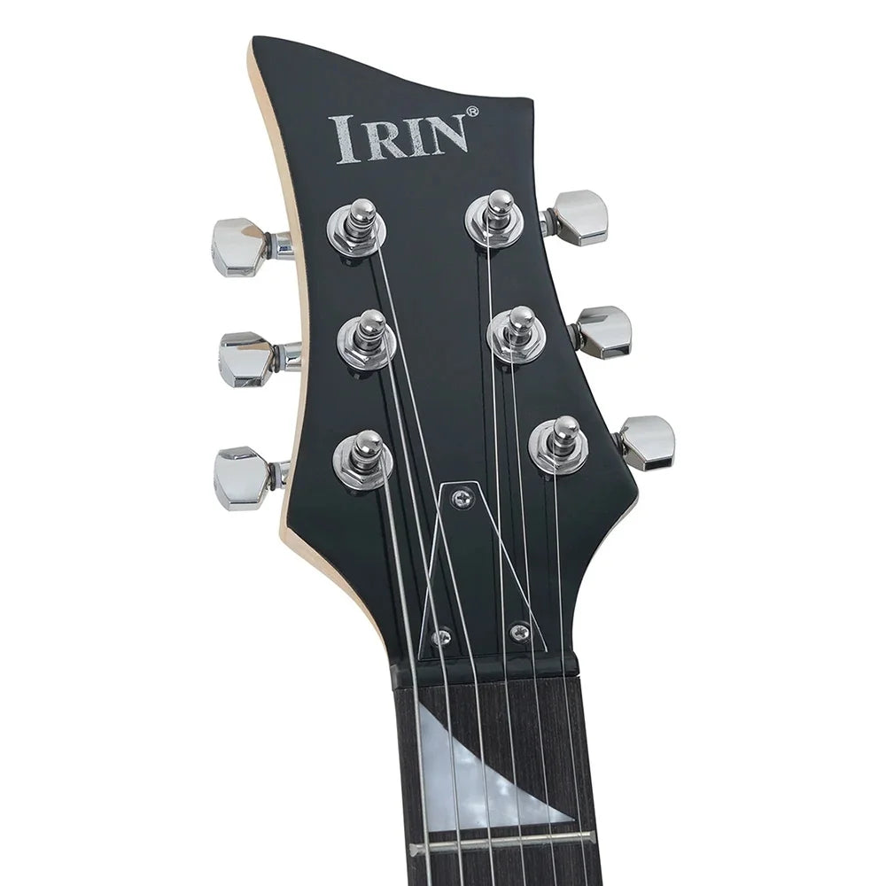 IRIN 6 Strings Electric Guitar 24 Frets Maple Body Electric Guitarra Set with Bag Amp Tuner Strap Picks Guitar Accessories Red Guitar 39 inches