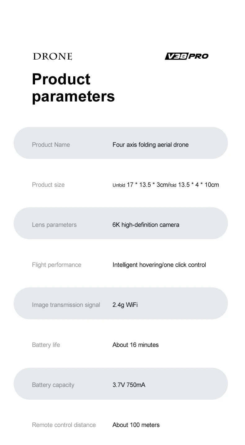 New 8K MINI RC Drone WIFI FPV Hover Camera Pocket Remote Control Helicopter WIFI FPV Foldable Quadcopter Toys Gift for Kids Boy