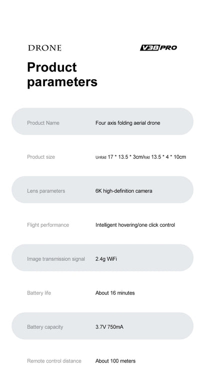 New 8K MINI RC Drone WIFI FPV Hover Camera Pocket Remote Control Helicopter WIFI FPV Foldable Quadcopter Toys Gift for Kids Boy
