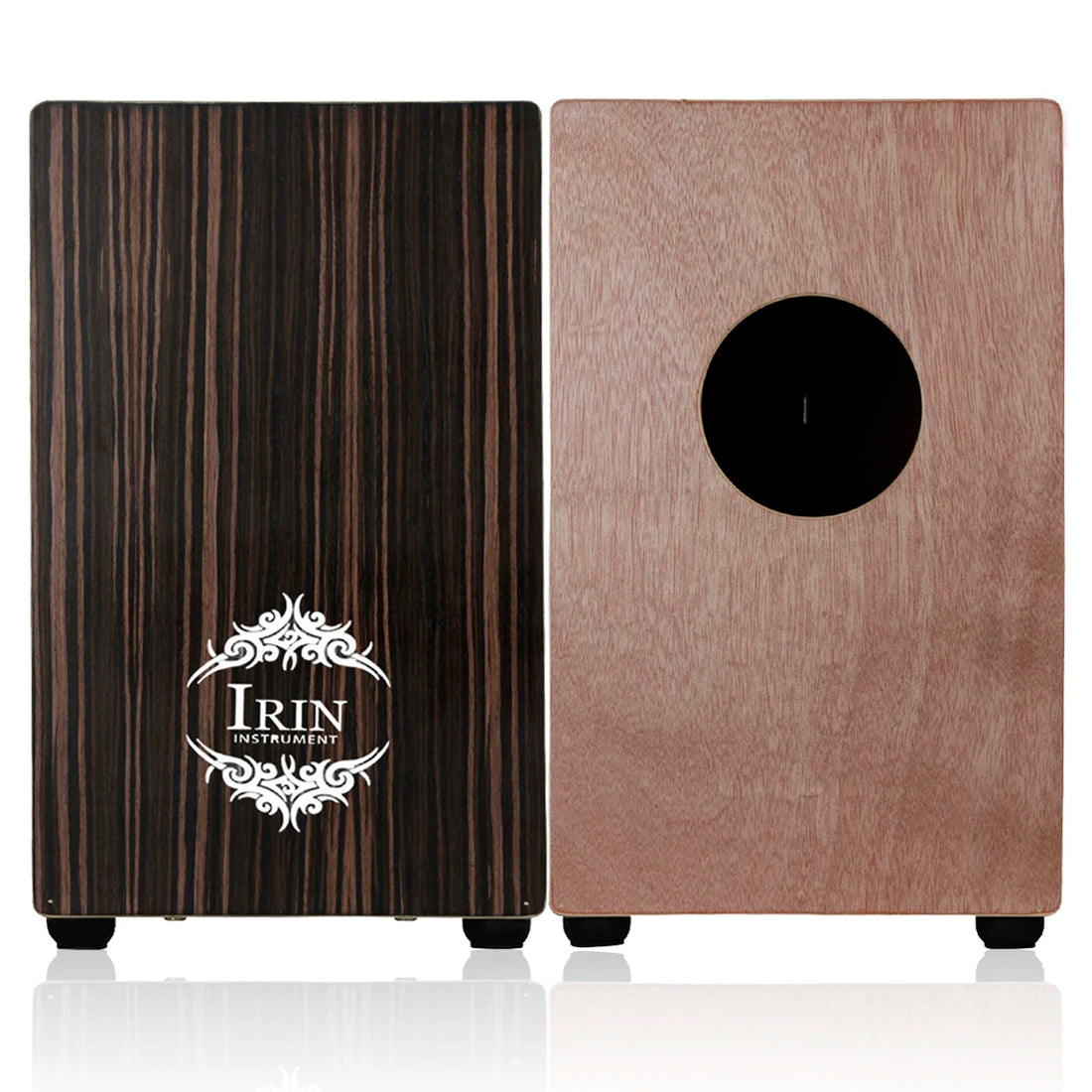 IRIN Cajon Box Drum Ebony Top Jazz Style Music Cajon Wooden Box Drums Musical Instrument Professional Percussion Instrument