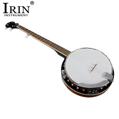 IRIN 5 Strings Banjo with Handbag High Quality Stringed Instrument with Banjo Accessories Traditional Guitar Adult Musical Gifts
