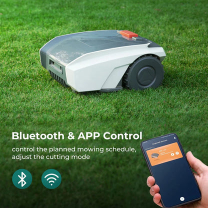 Intelligent Lawn Mower DIY All Automatic Remote Control Robotic Lawnmower Self-Propelled 24V Cordless Robot For Grass Cutting