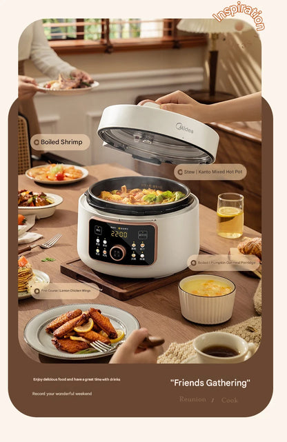 4L220V Electric Kitchen Appliance Pots Cooking Pressure Cooker Multifunctional Household Intelligent Multicooker-cooker Multi